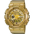 Casio Casio Baby-G BA-111-9A  BA-111-9A кварцевые женские часы желтый циферблат, браслет пластик — вид спереди