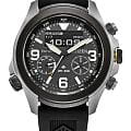 Citizen Citizen Promaster JV1007-07E  JV1007-07E кварцевые мужские часы черный циферблат, браслет полиуретан — вид спереди