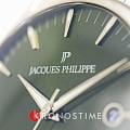 Jacques Philippe Jacques Philippe Planum JPQGS6613X6 кварцевые мужские часы часы крупный план зеленый циферблата