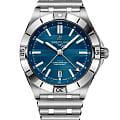 Breitling Breitling Chronomat Automatic GMT 40 A323981C1C1A1  A323981C1C1A1 механические мужские часы синий циферблат, браслет нержавеющая сталь — вид спереди
