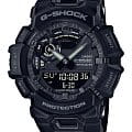 Casio Casio G-Shock GBA-900-1ADR (GBA-900-1A) G-SQUAD GBA-900-1A электронные мужские часы черный циферблат, браслет полимер — вид спереди