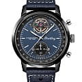 Breitling Breitling Top Time B21 Shelby Cobra SB21251A1C1X1  SB21251A1C1X1 механические мужские часы синий циферблат, браслет кожаный — вид спереди