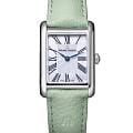 Maurice Lacroix Maurice Lacroix Fiaba Square FA1205-SS001-160-5  FA1205-SS001-160-5 кварцевые женские часы белый циферблат, браслет кожаный — вид спереди