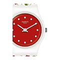 Swatch Swatch Lady LW167 женские часы красный циферблат на запястье