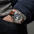 Hamilton Hamilton Jazzmaster Face 2 Face III Limited Edition H32876550 , наручные мужские часы фото под углом