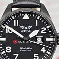 Aviator Aviator Airacobra V.1.22.5.148.4 airacobra швейцарские мужские часы на браслете кожаный боковой вид