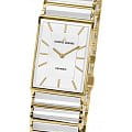 Jacques Lemans Jacques Lemans High Tech Ceramic 1-1858D  1-1858D кварцевые женские часы белый циферблат, браслет сталь + керамические вставки — вид спереди
