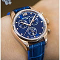 Certina Certina DS-8 Lady Chronograph C033.234.36.048.00 sport швейцарские женские часы на браслете кожаный боковой вид