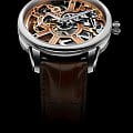 Maurice Lacroix Maurice Lacroix Masterpiece Skeleton MP7228-SS001-001-2, masterpiece швейцария мужские часы на браслете кожаный боковой вид