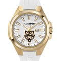 Plein Sport Plein Sport PS7BA0224  PS7BA0224 кварцевые мужские часы белый циферблат, браслет силикон — вид спереди