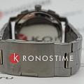 Fossil Fossil Machine FS5172 кварцевые мужские часы часы крупный план серый циферблата