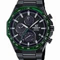 Casio Casio Edifice EQB-1100XDC-1A EQB EQB-1100XDC-1AER кварцевые мужские часы черный циферблат, браслет сталь с ip покрытием — вид спереди