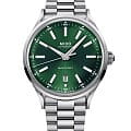 Mido Mido Multifort Patrimony Powerwind M040.407.11.091.00  M0404071109100 механические мужские часы зеленый циферблат, браслет нержавеющая сталь — вид спереди