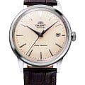 Orient Orient Automatic RA-AC0M04Y30B  RA-AC0M04Y30B механические мужские часы  бежевый циферблат, браслет кожаный — вид спереди