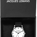 Jacques Lemans Jacques Lemans Classic 1-2124D,  австрия мужские часы на браслете кожаный боковой вид