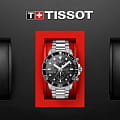 Оригинальные часы Tissot Tissot Seastar 1000 Chronograph T120.417.11.051.00 кварцевые калибр механизма eta g10.212 общий вид