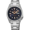 Seiko Seiko 5 Sports SKX series SRE003K1S SKX SRE003K1S механические мужские часы синий циферблат, браслет нержавеющая сталь — вид спереди