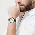 Jacques Lemans Jacques Lemans 1-2075B мужские часы белый циферблат на запястье