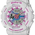 Casio Casio Baby-G BA-110NR-8A  BA-110NR-8A кварцевые женские часы  циферблат, браслет пластик — вид спереди