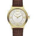 Amalys Amalys Watson AMW-169  AMW-169 кварцевые женские часы белый циферблат, браслет кожаный — вид спереди