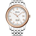Adriatica Adriatica A1025.R163Q  A1025.R163Q кварцевые мужские часы  белый циферблат, браслет нержавеющая сталь — вид спереди