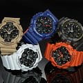 Casio Casio G-Shock GA-100L-8A, g-shock япония мужские часы на браслете пластик боковой вид