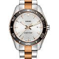 Rado Rado Hyperchrome R32156013  R32156013 кварцевые мужские часы белый циферблат, браслет нержавеющая сталь с pvd-покрытием — вид спереди