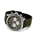 Breitling Breitling Aviator 8 B01 Chronograph 43 Curtiss Warhawk AB01192A1L1X2, aviator 8 швейцария мужские часы на браслете кожаный боковой вид