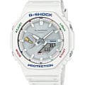 Casio Casio G-Shock GA-B2100FC-7ADR (GA-B2100FC-7A) GA GA-B2100FC-7A электронные мужские часы белый циферблат, браслет полимер — вид спереди