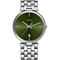 Rado Rado Florence R48870313  R48870313 кварцевые женские часы зеленый циферблат, браслет нержавеющая сталь — вид спереди