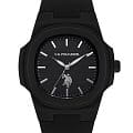 U.S. Polo Assn. U.S. Polo Assn. Yard USPA1050-02  USPA1050-02 кварцевые мужские часы белый циферблат, браслет силикон — вид спереди