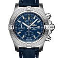 Breitling Breitling Avenger Chronograph 45 A13317101C1X2  A13317101C1X2 механические мужские часы синий циферблат, браслет кожаный — вид спереди