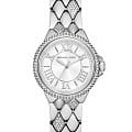 Michael Kors Michael Kors Camille MK4804  MK4804 кварцевые женские часы серебристый циферблат, браслет нержавеющая сталь — вид спереди