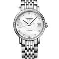 Longines Longines Elegant Collection L4.309.0.87.6  L43090876 механические мужские часы перламутровый циферблат, браслет нержавеющая сталь — вид спереди