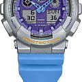 Casio Casio G-Shock GA-100EU-8A2 (GA-100EU-8A2), g-shock япония мужские часы на браслете пластик боковой вид