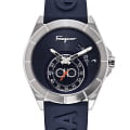 Salvatore Ferragamo Salvatore Ferragamo SF1Y00219  SF1Y00219 кварцевые мужские часы  синий циферблат, браслет силикон — вид спереди