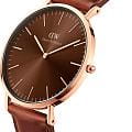Daniel Wellington Daniel Wellington Classic St Mawes Amber Rose Gold DW00100627 , наручные мужские часы фото под углом