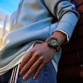 Seiko Seiko Prospex SRPE29K1S механические мужские часы часы крупный план коричневый циферблата