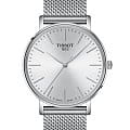 Tissot Tissot Everytime Gent T143.410.11.011.00 Everytime T1434101101100 кварцевые мужские часы  серебристый циферблат, браслет нержавеющая сталь — вид спереди