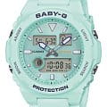 Casio Casio Baby-G G-Lide BAX-100-3A  BAX-100-3A кварцевые женские часы зеленый циферблат, браслет пластик — вид спереди