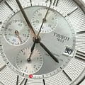 Tissot Tissot Chemin des Tourelles Chronograph T099.427.11.038.00 механические мужские часы часы крупный план белый циферблата