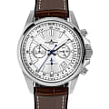 Jacques Lemans Jacques Lemans  Sport 1-2117B  1-2117B кварцевые мужские часы серебристый циферблат, браслет кожаный — вид спереди