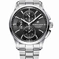 Maurice Lacroix Maurice Lacroix Pontos Chronograph PT6388-SS002-330-1  PT6388-SS002-330-1 механические мужские часы черный циферблат, браслет нержавеющая сталь — вид спереди