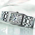 Longines L55120716 женские часы застежка крупным планом