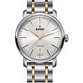Rado Rado Diamaster R14077113 Automatic R14077113 механические мужские часы серебристый циферблат, браслет сталь c pvd покрытием — вид спереди