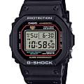 Casio Casio G-Shock DW-5600RL-1 DW-5600 DW-5600RL-1 электронные мужские часы черный циферблат, браслет пластик — вид спереди