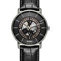 Rado Rado Diamaster Thinline Automatic R14067176 Automatic R14067176 механические мужские часы черный циферблат, браслет кожаный — вид спереди
