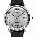 Zeppelin Zeppelin Friedrichshafen ZEP-85624  85624 механические мужские часы серебристый циферблат, браслет кожаный — вид спереди