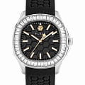 Philipp Plein Philipp Plein the Spectre lady PWTAA0824  PWTAA0824 кварцевые женские часы черный циферблат, браслет силикон — вид спереди