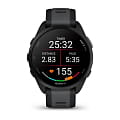 Garmin Garmin Forerunner 165 Music Black Slate 010-02863-30 электронные мужские часы часы, крупный план  циферблат